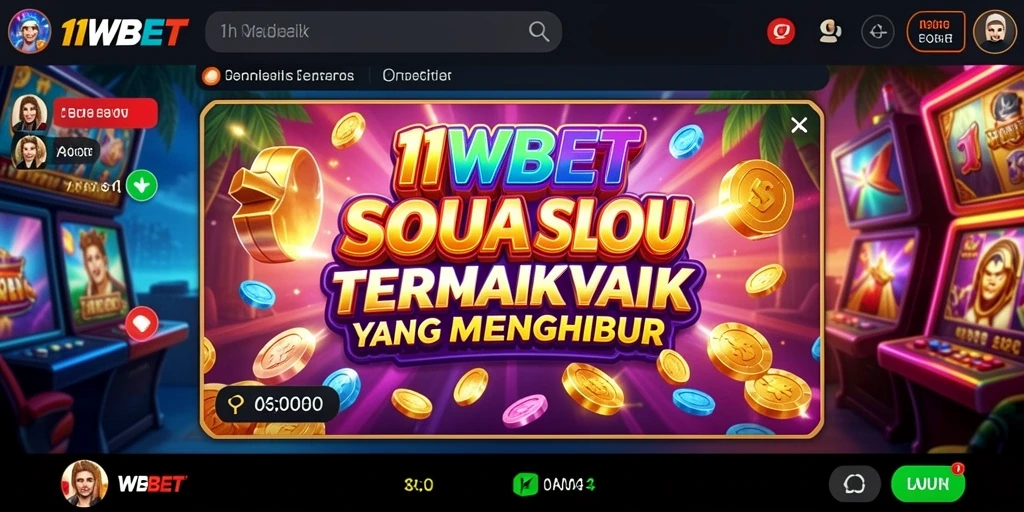 Tampilan gameplay seru dan interaktif dari 11WBET.