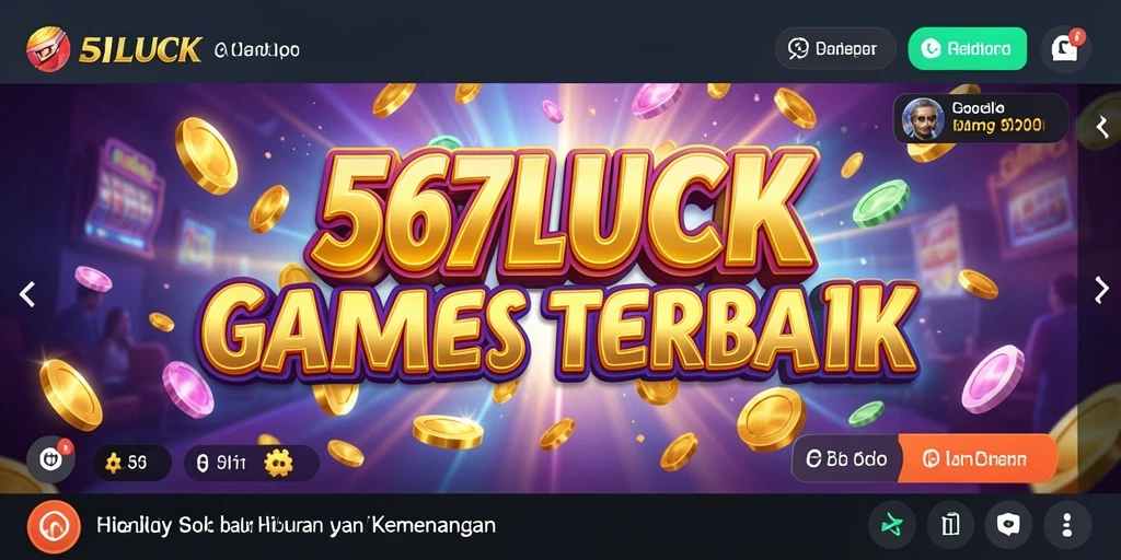 Tampilan gameplay menarik dari 567LUCK yang menampilkan putaran Slot.