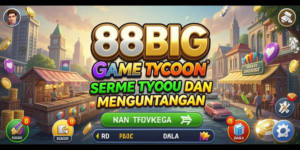 Tampilan gameplay seru dari 88BIG saat membangun usaha.