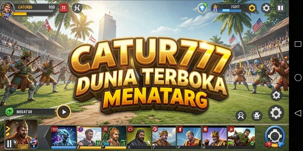 Gameplay seru dengan grafis menawan di CATUR777.