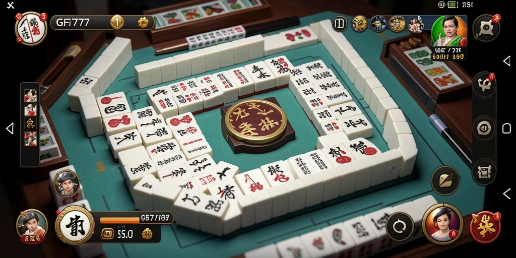 Tampilan gameplay Mahjong GF777 yang menanti Anda.