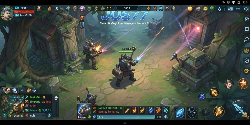 Tampilan gameplay JOS77 yang mendebarkan dan penuh strategi.