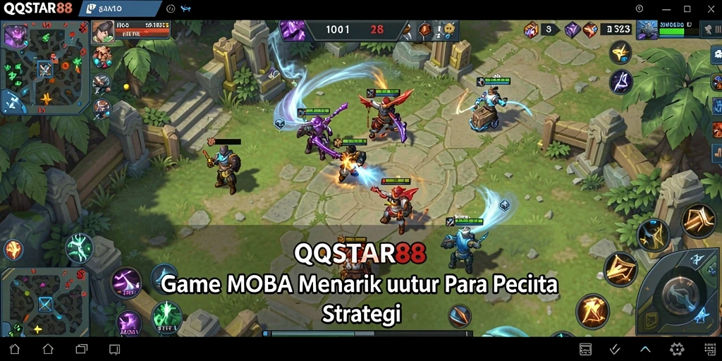 Gameplay seru dari QQSTAR88 dengan pertarungan tim yang mendebarkan.