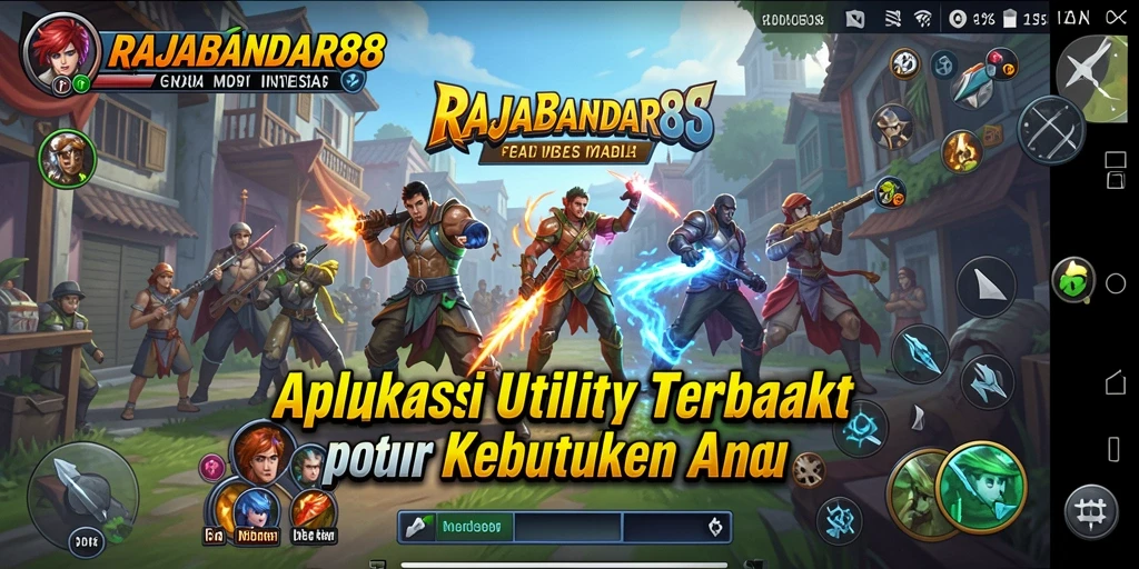 Tampilan antarmuka RAJABANDAR88 yang menarik dan mudah dioperasikan.