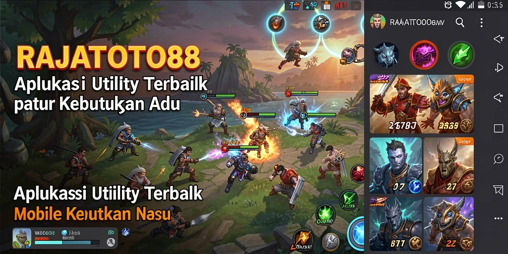 Tampilan antarmuka utama RAJATOTO88 yang sederhana dan fungsional.