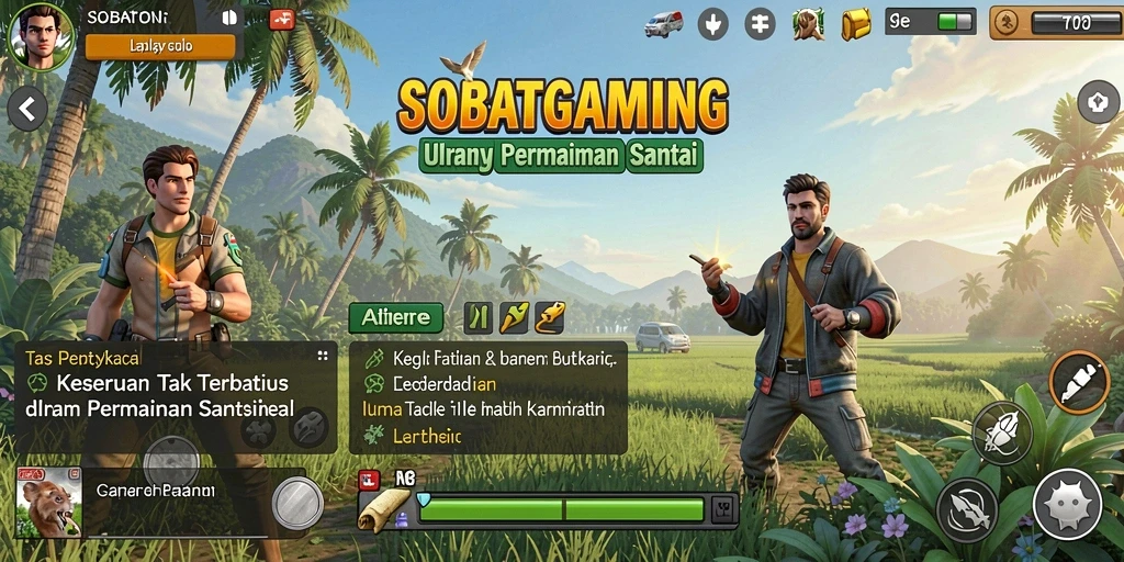 Tampilan gameplay SOBATGAMING yang seru dan menghibur.